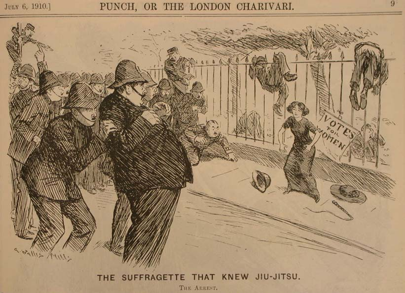 Illustration for article titled Suffrajitsu: The Amazons of Edwardian London